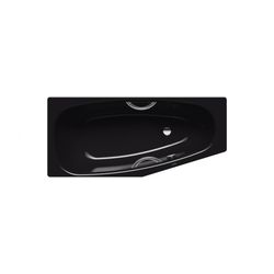 Kaldewei Badewanne Mini Star Kombi.-Form 430x700x1570mm Rechts 110l Schwarz m. A... KALDEWEI-224530003701 4063727760264 (Abb. 1)