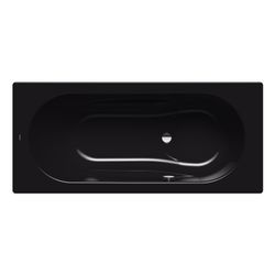Kaldewei Badewanne Vaio Set rechteckig 430x700x1700mm 100l Schwarz m. Antislip, ... KALDEWEI-234430000701 4063727143531 (Abb. 1)