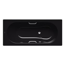 Kaldewei Badewanne Vaio Set Star rechteckig 430x800x1800mm 135l Schwarz m. GL., ... KALDEWEI-234700013701 4063727756465 (Abb. 1)