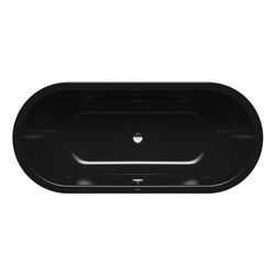Kaldewei Badewanne Vaio Duo oval 430x800x1800mm 155l Schwarz m. Antislip, ÜL, PE... KALDEWEI-233130003701 4063727150522 (Abb. 1)