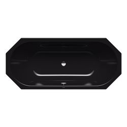 Kaldewei Badewanne Vaio Duo 8 achteckig 430x800x1800mm 155l Schwarz m. ÜL, o. An... KALDEWEI-233300010701 4063727152113 (Abb. 1)