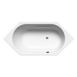 Kaldewei Badewanne Vaio 6 Sechseck 430x900x1900mm 145l Alpinweiß m. ÜL, PEFF, o.... KALDEWEI-233800013001 4001112538494 (Abb. 1)