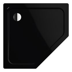 Kaldewei Duschwanne Cornezza Fünfeckig 32/65x1000x1000mm d. 90mm Schwarz/Schwarz... KALDEWEI-459348043701 4063727663510 (Abb. 1)