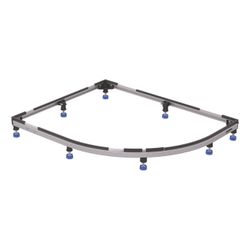 Kaldewei Duschwannen-Fußrahmen FR 5300 Flex FR II Zirkon 1000x1000mm... KALDEWEI-530000160000 4001112779552 (Abb. 1)