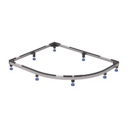 Kaldewei Duschwannen-Fußrahmen FR 5300 Flex FR II Zirkon 1000x1000mm... KALDEWEI-530000160000 4001112779552 (Abb. 1)