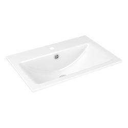 Kaldewei Einbauwaschtisch Object Q rechteckig 151x400x600mm, Alpinweiß, 1 HL, mi... KALDEWEI-911706010001 4063728695169 (Abb. 1)