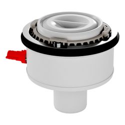 Kaldewei DW-Ablaufgarnitur KA120, Modell 4108 senkrecht, mit Haarfangsieb, ohne ... KALDEWEI-687772520000 4055761223072 (Abb. 1)
