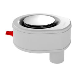 Kaldewei DW-Ablaufgarnitur KA90, Modell 4105 senkrecht, mit Haarfangsieb, Deckel... KALDEWEI-687772550999 4055761223119 (Abb. 1)