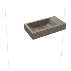 Kaldewei Wand-Handwaschtisch Cono rechteckig 102x300x550mm, Warm Grey 60, rechts... KALDEWEI-908006003671 4063728105880 (Abb. 1)