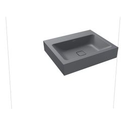 Kaldewei Wandwaschtisch Cono rechteckig 120x500x600mm, Cool Grey 70, ohne HL, oh... KALDEWEI-902506003665 4063728006033 (Abb. 1)