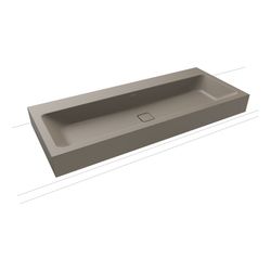 Kaldewei Wand-Doppelwaschtisch Cono rechteckig 120x500x1200mm, Warm Grey 60, 2 H... KALDEWEI-902706043671 4055761297790 (Abb. 1)