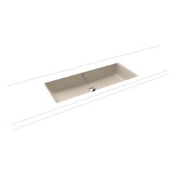Kaldewei Unterbauwaschtisch Puro rechteckig 125x385x900mm, Warm Beige 20/Alpinwe... KALDEWEI-901107183661 4063728496124 (Abb. 1)