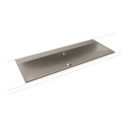 Kaldewei Einbau-Doppelwaschtisch Silenio rechteckig 123x460x1200mm, Warm Grey 60... KALDEWEI-907906043671 4063728384148 (Abb. 1)