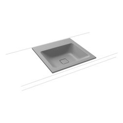 Kaldewei Einbauwaschtisch Cono rechteckig 112x500x500mm, Cool Grey 30, ohne HL, ... KALDEWEI-908206003663 4063728099080 (Abb. 1)