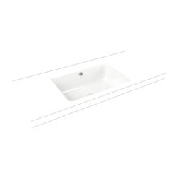 Kaldewei Unterbauwaschtisch Cayono rechteckig 173x426x596mm, Alpinweiß/Mattschwa... KALDEWEI-913707250001 4063728861762 (Abb. 1)