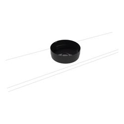 Kaldewei Schale Nueva rund 142x380x380mm, Schwarz, ohne HL, ohne ÜL mit Perl-Eff... KALDEWEI-911206003701 4055761281218 (Abb. 1)