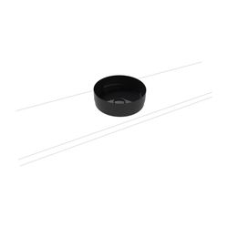 Kaldewei Schale Nueva rund 142x380x380mm, Schwarz, ohne HL, ohne ÜL mit Perl-Eff... KALDEWEI-911206003701 4055761281218 (Abb. 1)