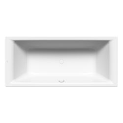 Kaldewei Badewanne Puro Duo rechteckig 420x800x1800mm 165l Alpinweiß m. ÜL, o. A... KALDEWEI-266400030001 4055761278577 (Abb. 1)
