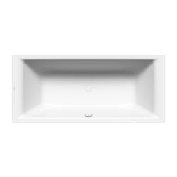 Kaldewei Badewanne Puro Duo rechteckig 420x800x1800mm 165l Alpinweiß m. ÜL, o. A... KALDEWEI-266400030001 4055761278577 (Abb. 1)