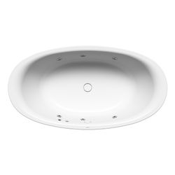 Kaldewei Badewanne Ellipso Duo Whirl Body oval 465x1000x1900mm Rechts 214l Alpin... KALDEWEI-286260773001 4055761281157 (Abb. 1)