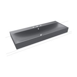 Kaldewei Aufsatz-Doppelwaschtisch Silenio rechteckig 123x460x1200mm Rh 120mm, Co... KALDEWEI-906406033665 4063728003803 (Abb. 1)