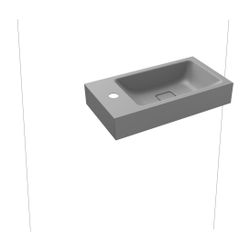 Kaldewei Wand-Handwaschtisch Cono rechteckig 102x300x550mm, Cool Grey 30, links,... KALDEWEI-908006393663 4055761265584 (Abb. 1)