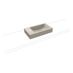 Kaldewei Aufsatz-Handwaschtisch Cono rechteckig 102x300x550mm, Warm Grey 10, 1 H... KALDEWEI-908106013668 4063728400374 (Abb. 1)