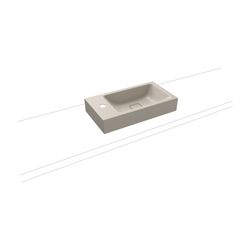 Kaldewei Aufsatz-Handwaschtisch Cono rechteckig 102x300x550mm, Warm Grey 10, 1 H... KALDEWEI-908106013668 4063728400374 (Abb. 1)