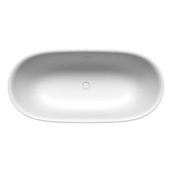 Kaldewei Badewanne Oyo Duo oval 439x770x1630mm 148l Alpinweiß m. ÜL, Garn.KA4032... KALDEWEI-205043500001 4055761301602 (Abb. 1)