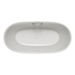 Kaldewei Badewanne Oyo Duo oval 439x770x1630mm 148l Alpinweiß/Alpinweiß m. GL1S,... KALDEWEI-205043803001 4063728696838 (Abb. 1)