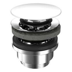 Kaldewei Push to open Ventil WB 3915 für Waschtische mit Überlauf, runder Deckel... KALDEWEI-910500010001 4055761302036 (Abb. 1)