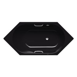 Kaldewei Badewanne Vaio 6 Star Sechseck 430x900x1900mm 145l Schwarz m. GL, S-ÜL,... KALDEWEI-233923000701 4063727158146 (Abb. 1)