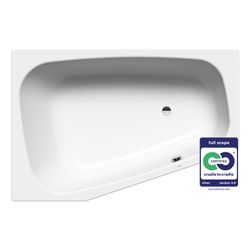 Kaldewei Badewanne Plaza Duo Kombi.-Form 430x1200x1800mm Rechts 273l Alpinweiß m... KALDEWEI-237000010001 4001112658802 (Abb. 1)