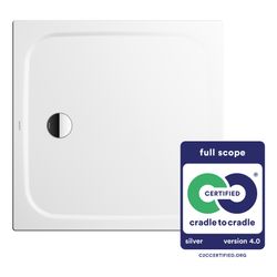 Kaldewei Duschwanne Cayonoplan Rechteckig 32/18x800x800mm d. 90mm Alpinweiß/Weiß... KALDEWEI-361100010001 4055761046947 (Abb. 1)