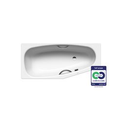 Kaldewei Badewanne Mini Star Kombi.-Form 430x700x1570mm Rechts 110l Alpinweiß m.... KALDEWEI-224500010001 4001112341858 (Abb. 1)