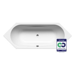 Kaldewei Badewanne Vaio Duo 6 Sechseck 430x800x2100mm 155l Alpinweiß, Weiß m. ÜL... KALDEWEI-233200010001 4001112445112 (Abb. 1)