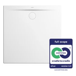 Kaldewei Duschwanne Superplan Zero Rechteckig 32/20x1100x1100mm d. 90mm Alpinwei... KALDEWEI-354600010001 4055761248860 (Abb. 1)