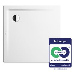 Kaldewei Duschwanne Superplan Rechteckig 32/25x900x900mm d. 90mm Alpinweiß/Weiß,... KALDEWEI-384800010001 4055761319591 (Abb. 1)
