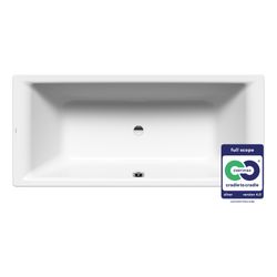 Kaldewei Badewanne Puro Duo rechteckig 420x750x1700mm 122l Alpinweiß m. ÜL, o. A... KALDEWEI-266300010001 4001112872161 (Abb. 1)