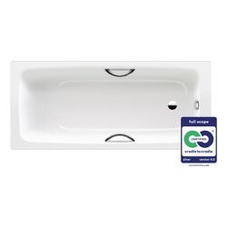 Kaldewei Badewanne Cayono Star rechteckig 410x700x1500mm 89l Alpinweiß m. GL, ÜL... KALDEWEI-275300010001 4001112876640 (Abb. 1)