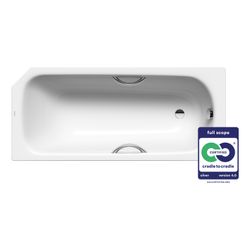 Kaldewei Badewanne Saniform V2 Star Kombi.-Form 410x700x1600mm 93l Alpinweiß m. ... KALDEWEI-134100010001 4001112583715 (Abb. 1)