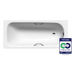 Kaldewei Badewanne Saniform V4 Star Kombi.-Form 410x700x1600mm 93l Alpinweiß m. ... KALDEWEI-134300010001 4001112583739 (Abb. 1)