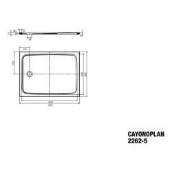 Kaldewei Duschwanne Cayonoplan Rechteckig 32/18x1200x800mm d. 90mm Alpinweiß/Wei... KALDEWEI-362247940001 4055761105293 (Abb. 1)