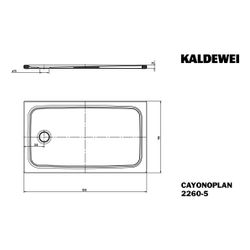 Kaldewei Duschwanne Cayonoplan Rechteckig 32/18x1200x700mm d. 90mm Alpinweiß/Wei... KALDEWEI-362047933001 4063727849754 (Abb. 1)