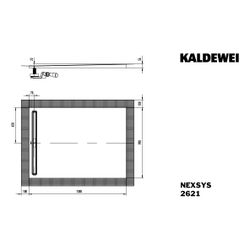 Kaldewei Duschwanne Nexsys Rechteckig 24x1300x900mm Alpinweiß Matt/Weiß, m. SP, ... KALDEWEI-412146302711 4055761139465 (Abb. 1)