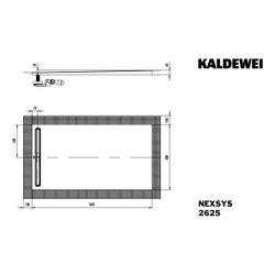 Kaldewei Duschwanne Nexsys Rechteckig 30x1600x800mm Alpinweiß Matt/Weiß, m. Wann... KALDEWEI-412546300711 4055761150491 (Abb. 1)