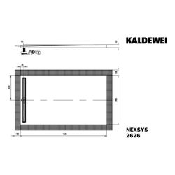 Kaldewei Duschwanne Nexsys Rechteckig 30x1600x900mm Warm Grey 50/Grau, mit Wanne... KALDEWEI-412646300670 4063728317740 (Abb. 1)