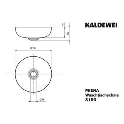 Kaldewei Schale Miena rund 112x310x310mm, Sweet Love, ohne HL, ohne ÜL mit Perl-... KALDEWEI-911406003680 4063728865746 (Abb. 1)