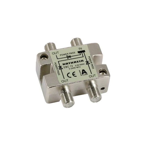 Kathrein F-Verteiler EBC 13, 3 Ausgänge, 5-2400MHz, 12dB, F-Connector