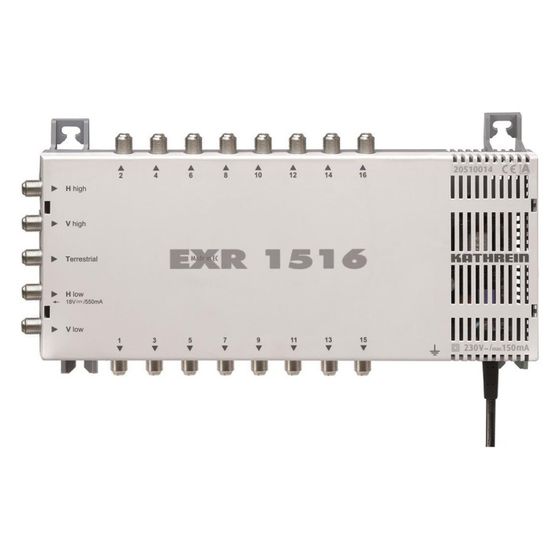 Kathrein Multischalter EXR 1516, 5 Eingänge, 16 Teilnehmeranschlüsse